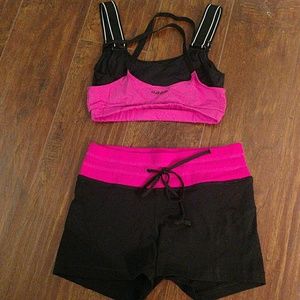 Bebe Sport Exercise Outfit